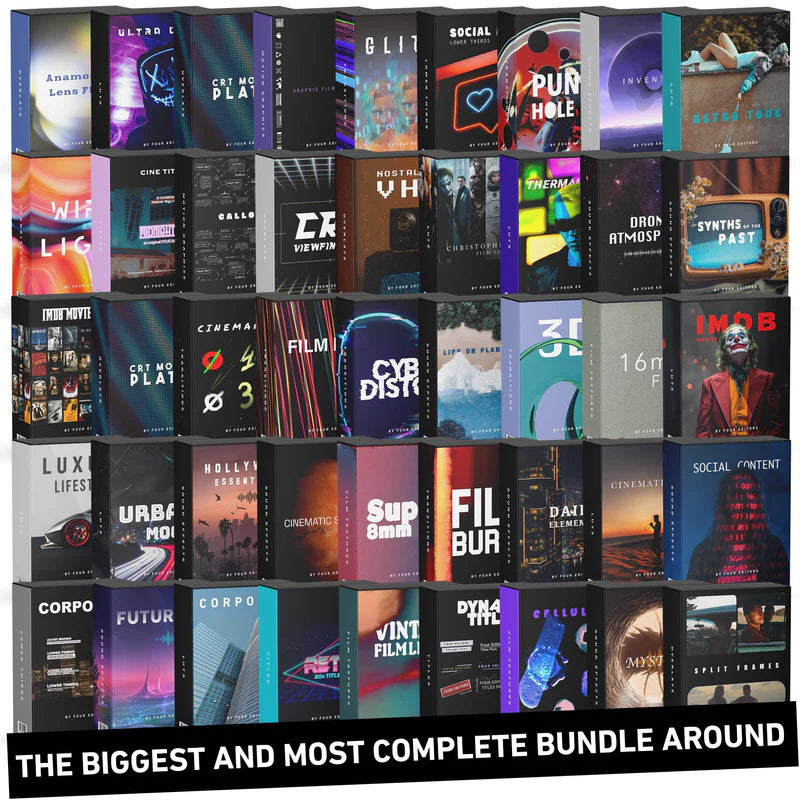 All-in-One Video Editing Assets Bundle Pack | PLR/MRR Resell Rights
