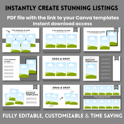 Ebook Mockups Listings | PLR & MRR Included |