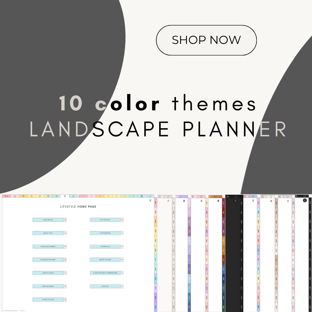All-in-One Digital Planner, Goodnotes | PLR & MRR Included |