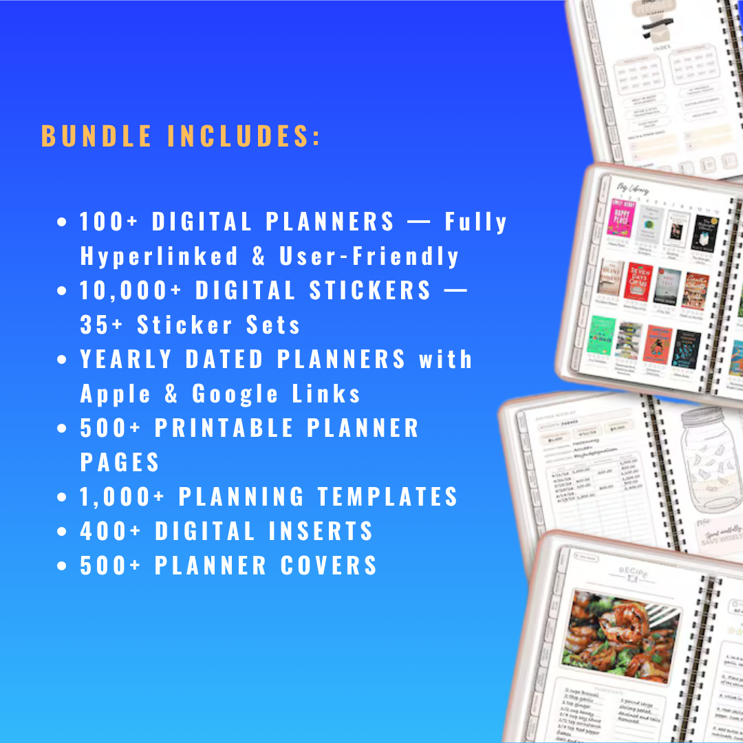 100 Digital Products + Custom Built Store