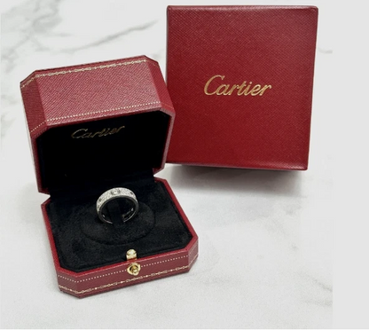 Cartier Signature Love Ring Box Red Travel Case Empty Box luxury Box
