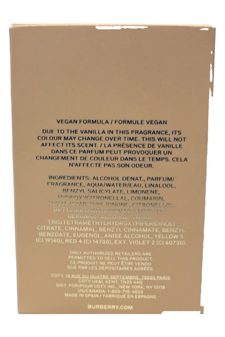 Burberry Goddess EDP Spray for Women 3.3oz | Elegant & Fresh Long-Lasting Perfum